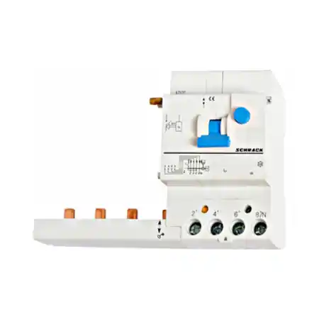Bloc protectie dif. clipsabila 63A, 4poli 1A tip S, AC Schrack Preferatul clienților