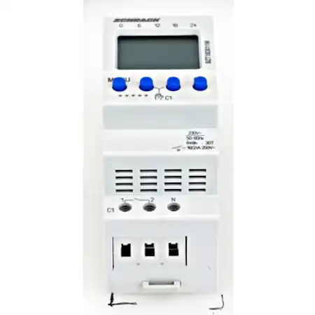 Ceas programabil digital zilnic/săptămânal, 1 canal Schrack Livrare expres