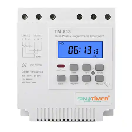 Transport gratuit Ceas programator 380V 16A Sinotimer