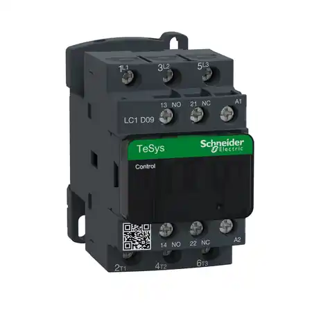 Tesys D contactor - 3P(3 NO) - AC-3 - 440 V 9 A - 230 V AC bobina Schneider Noutate
