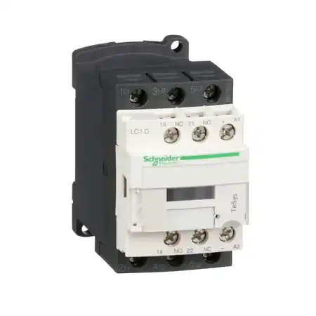 Calitate înaltă Tesys D contactor - 3P(3 NO) - AC-3 - 440 V 18 A - 24 V DC bobina Schneider