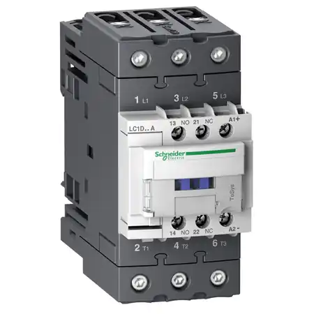 Tesys D contactor - 3P(3 NO) - AC-3 - 440 V 65 A - 24 V DC bobina standard Schneider Retur ușor