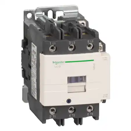 TeSys D contactor - 3P(3 NO) - AC-3 - <= 440 V 95 A - 110 V AC 50/60 Hz coil Schneider Reducere de preț