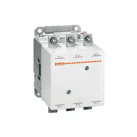 Reducere extra Contactor tripolar, Curent lucru (AC3) = 110A, AC/DC bobina, ALREADY FITTED WITH MECHANICAL LATCH (G495), 380…415VAC/DC, MECHANICAL LATCH 380…415VAC Lovato