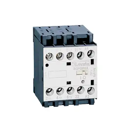 Cel mai vândut Contactor tetrapolar, DC bobina, 48VDC, REAR PCB SOLDER PIN Lovato