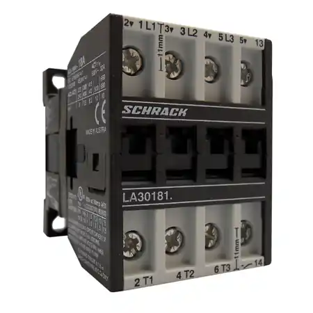 Retur ușor Contactor 3-poli, 7,5kW/18A AC3, 32A AC1,1ND, 24VAC Schrack
