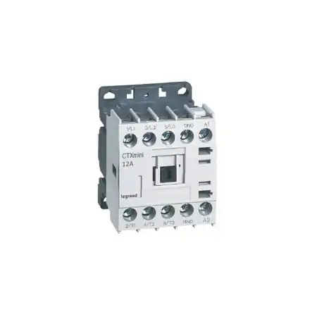 Super ofertă Minicontactor tripolar CTX³ - 12 A (AC3) - 415 V~ - 1 NO - screw terminals Legrand*
