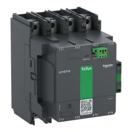 Retur ușor Contactor TeSys Giga, 4P (4 NO), AC-1 <= 440V 250A, versiune standard, bobina 100..250V c.a./c.c. Schneider