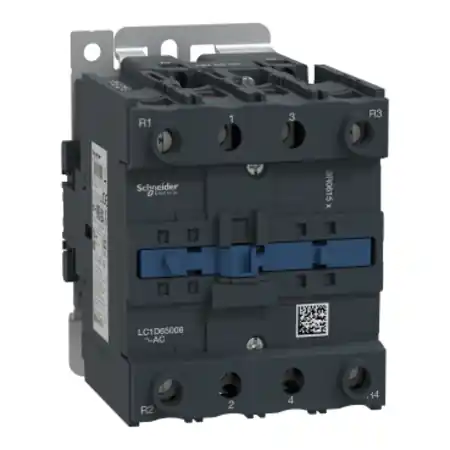 Cel mai vândut Contactor, TeSys Deca, 4P(2NO+2NC),AC-1, <=440V, 80A, bobina 48V AC 50/60Hz, terminal cu clema cu surub Schneider