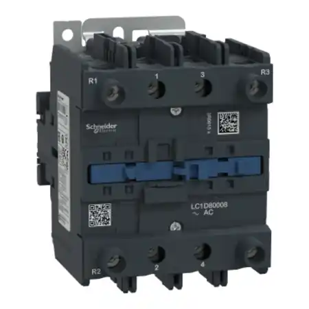 Cel mai vândut Contactor, TeSys Deca, 4P(2NO+2NC), AC-1, <=440V, 125A, bobina 48V AC 50/60Hz, terminal cu clema cu surub Schneider