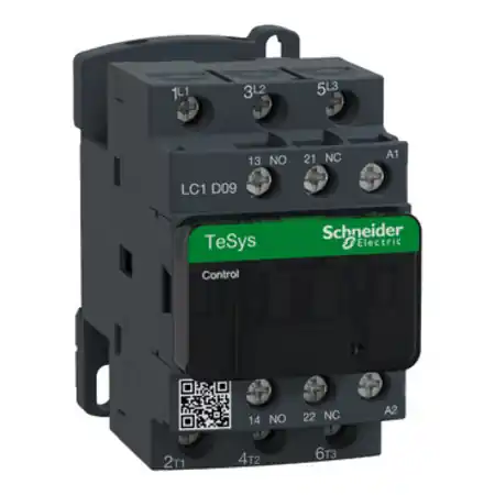 Super ofertă Contactor, TeSys Deca, 3P(3NO), AC-3/3e, <=440V, 9A, bobina 440V AC 50/60Hz, borne cu surub Schneider