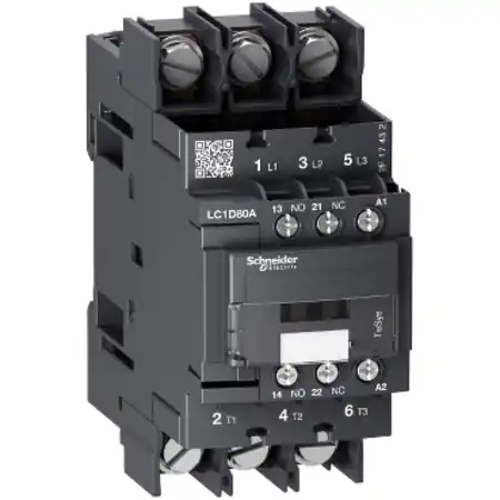 Tesys D Contactor 3P 80A Ac-3 Up To 440V Bobina 220V C.A 50/60Hz Pentru Papuci Schneider Calitate înaltă
