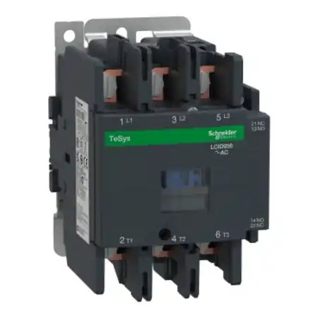 Chilipir Contactor, TeSys Deca, 3P(3NO), AC-3/AC-3e <=440V 95A, bobina 100V AC 50/60Hz, terminale cu inel tip lug Schneider