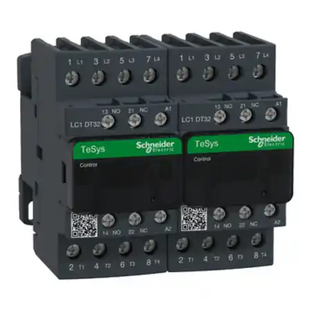 Retur ușor Contactor de comutare, TeSys Deca, 4P(4NO), AC-1, <=440V, 32A, bobina 230V AC 50/60Hz, borne cu clema cu surub Schneider