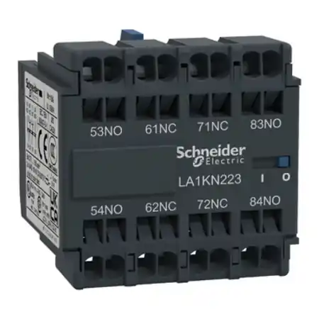 Bloc De Contacte Auxiliar Tesys - 3 No + 1 Nc - Borne Cu Arc Schneider Discount