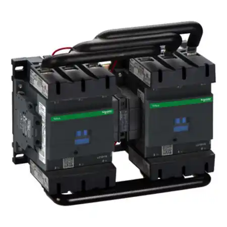 Ultima șansă Contactor inversor, TeSys Deca, 3P(3NO), AC-3, <=440V 115A, bobina 24V CC, borne cu clema cu surub Schneider