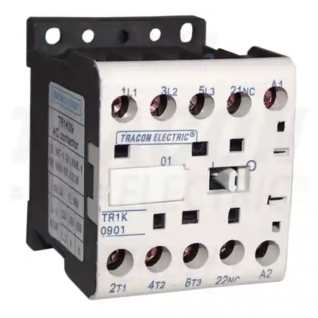 Retur gratuit Contactor auxiliar TR1K0901 660V, 50Hz, 9A, 4kW, 230V AC, 3×NO+1×NC Tracon